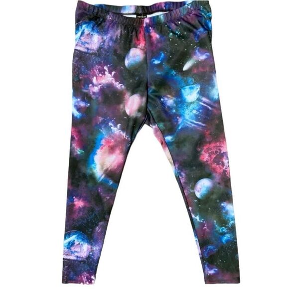 Torrid Celestial Galaxy Print Scuba Leggings Size 2 2XL - Picture 4 of 15